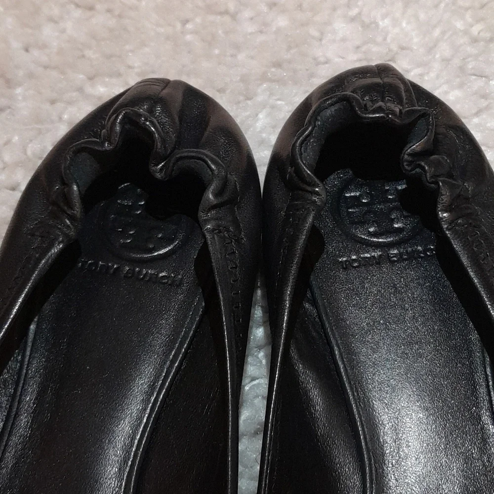 TORY BURCH CLASSIC REVA Leather Flats Size 9